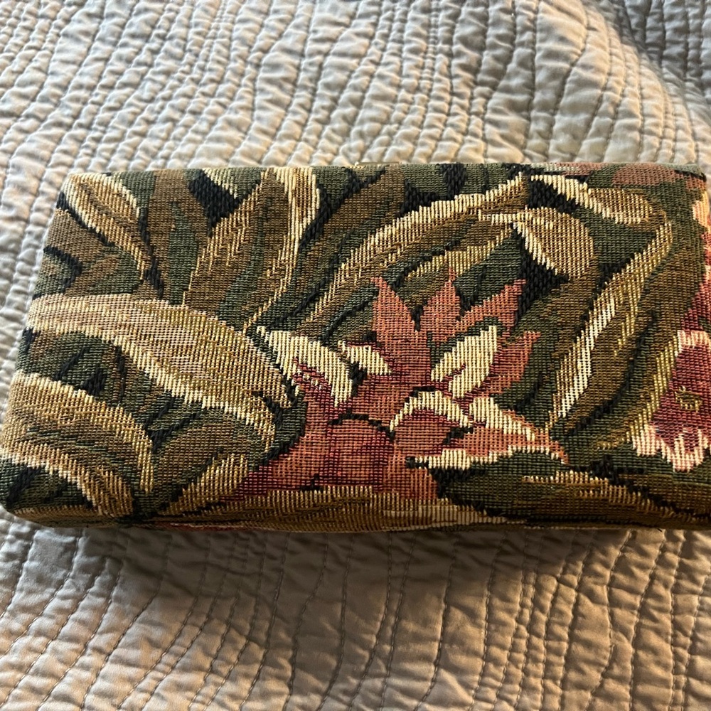 Embroidered Clutch